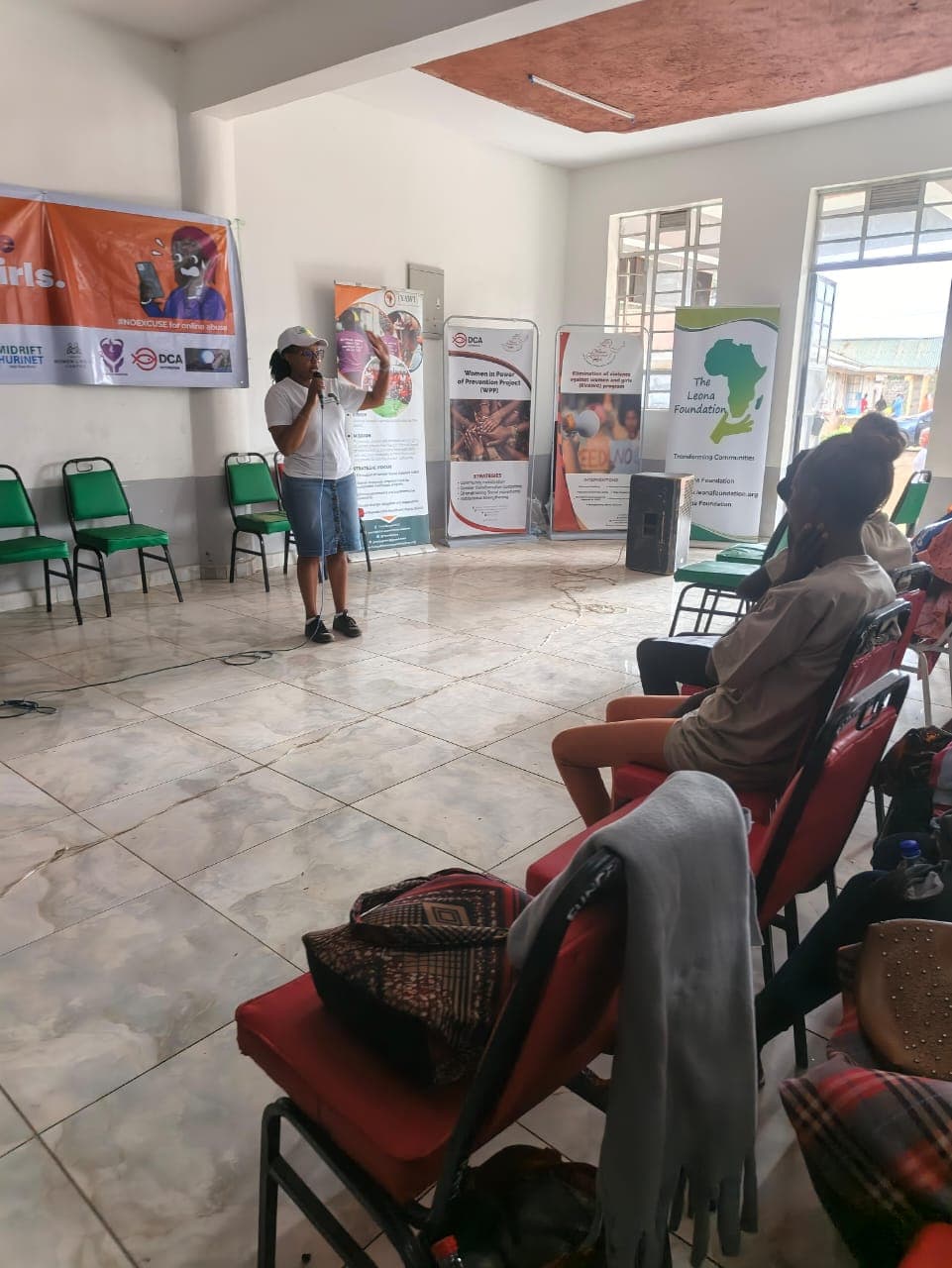 A gender programme workshop with women and girls